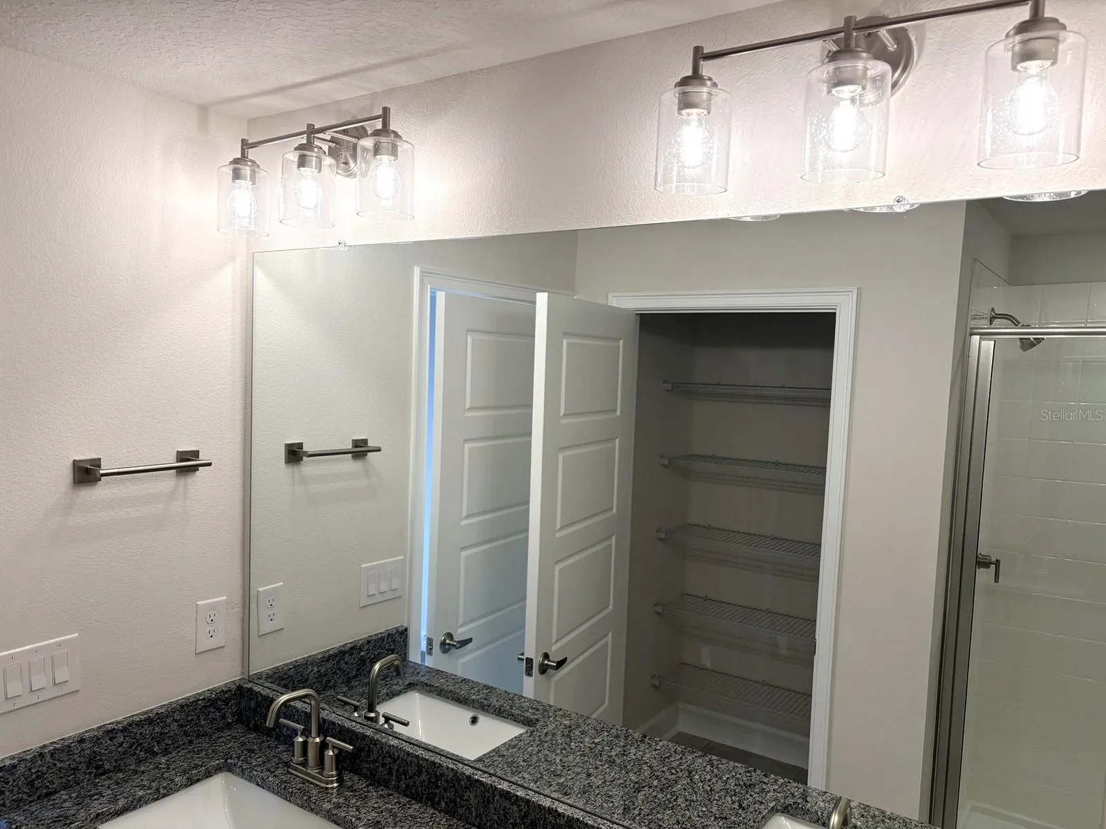 Bathroom Vanity and Shower