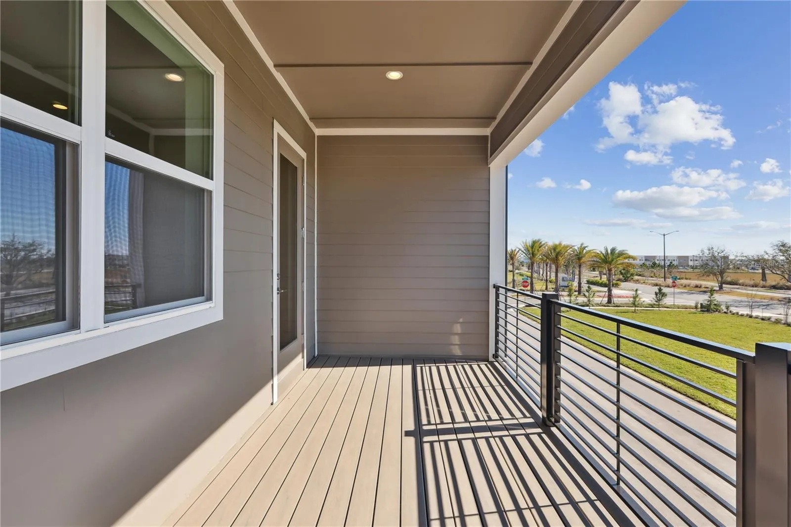 Balcony on second floor