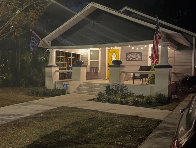 Cozy living on the front porch