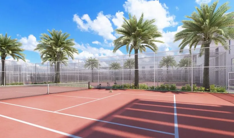 Builder Rendering... Bath & Racquet Club Private Tennis Courts