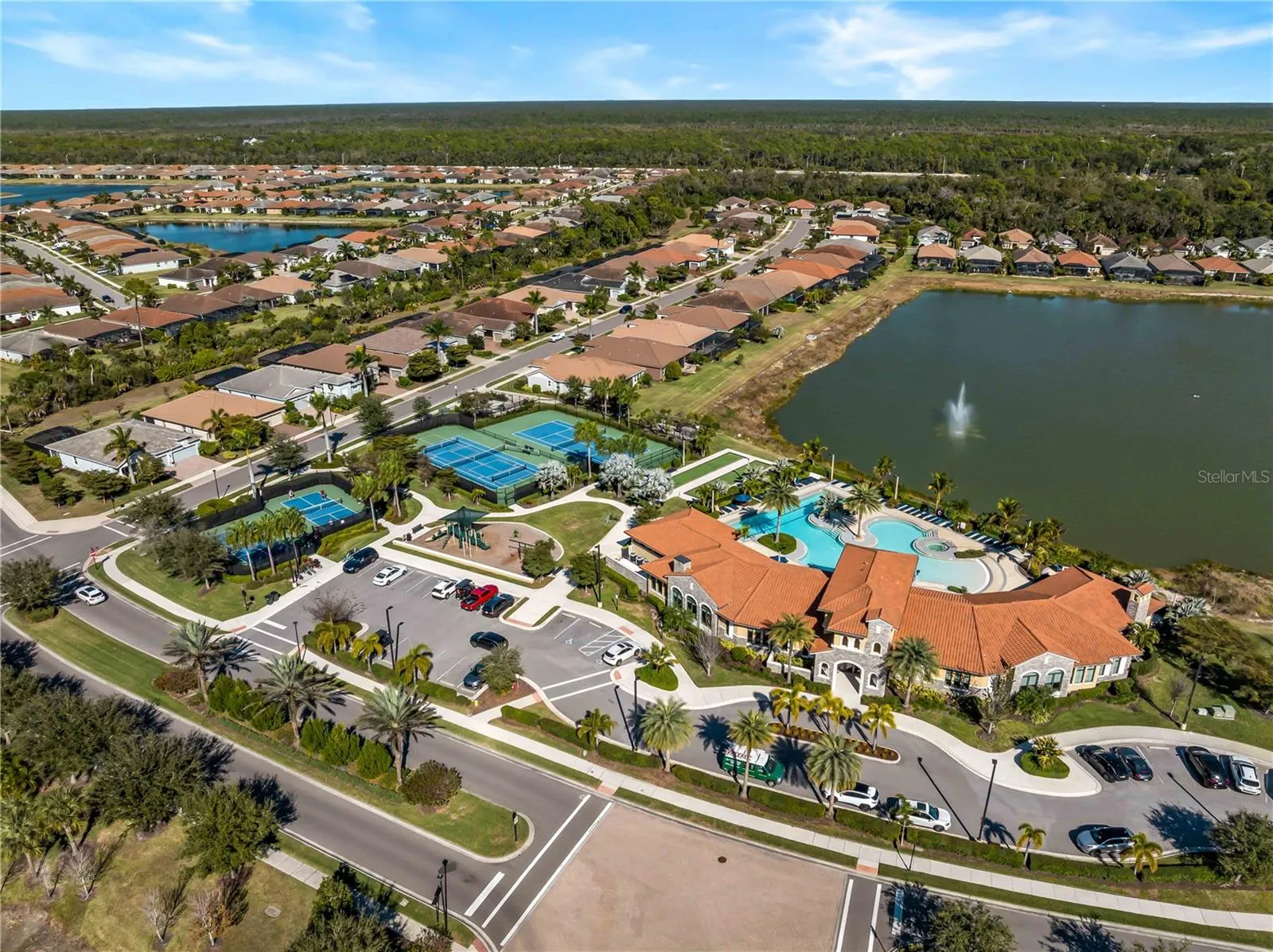 Aerial View of Amenities