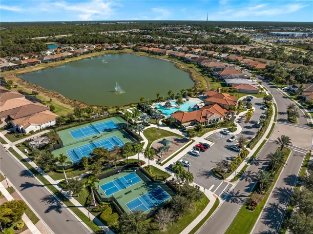 Aerial View of Amenities