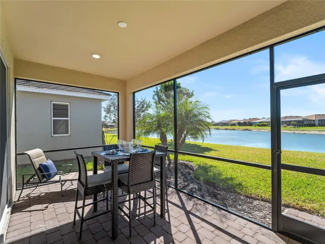 Lanai with Pond View