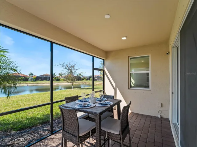 Lanai with Pond View