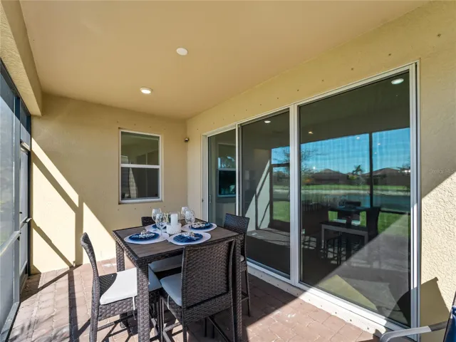 Lanai with Pond View