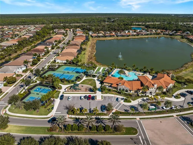 Aerial View of Amenities