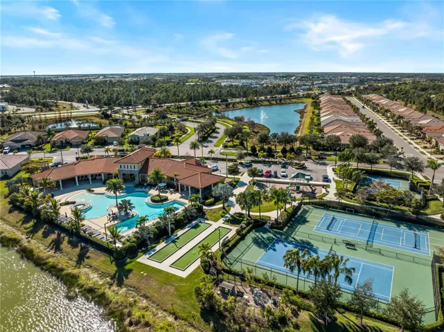Aerial View of Amenities