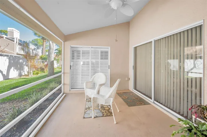 Screened in Lanai