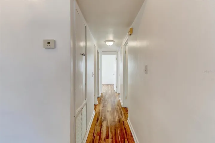 Hallway leading to bedrooms.