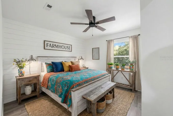 Virtually Staged Bedroom