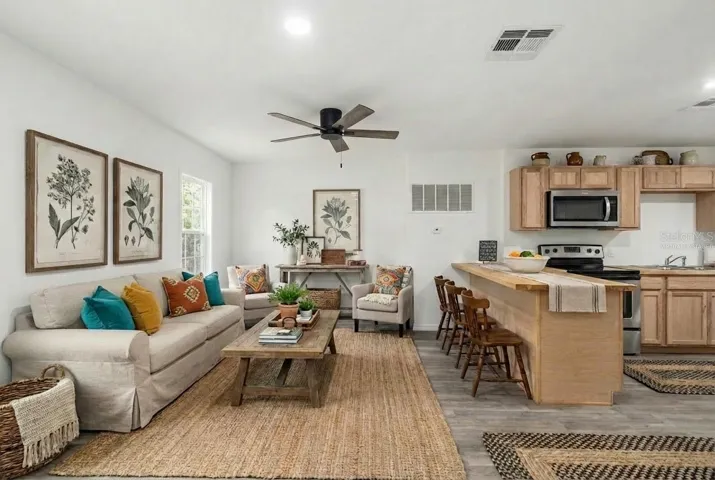 VIRTUALLY STAGED Living Room