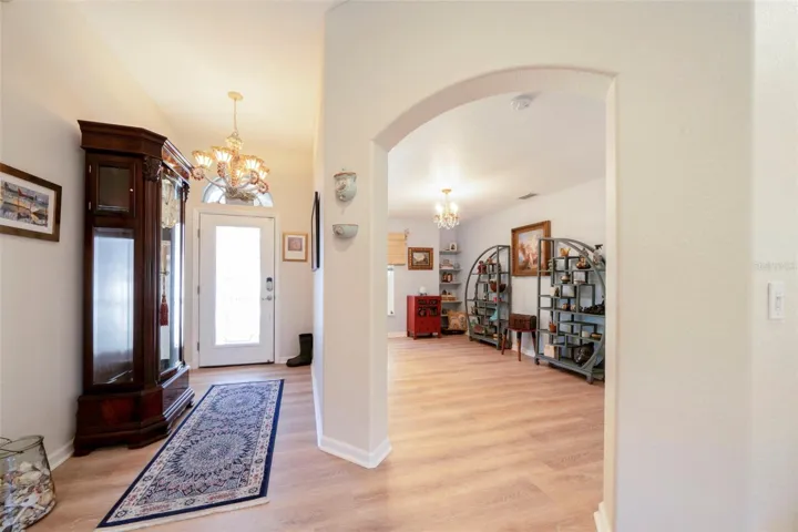 Entrance into the den/office, or possible 3rd bedroom.