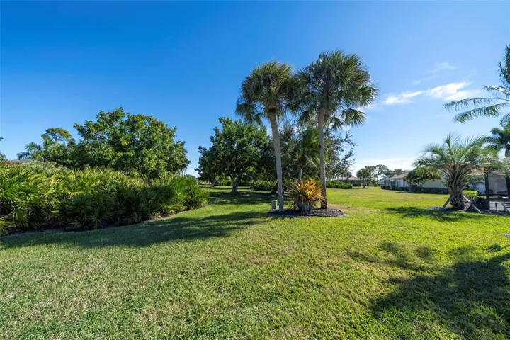 More open space, with the golf course in the distance.
