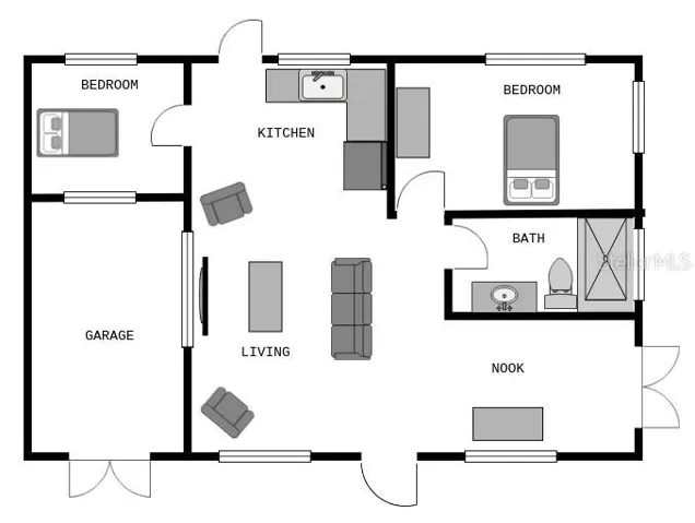 Lower floor