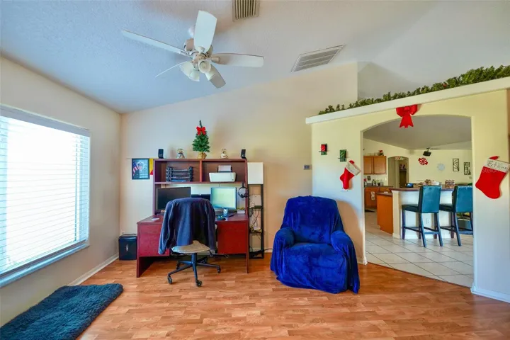 Great space being used as office area!