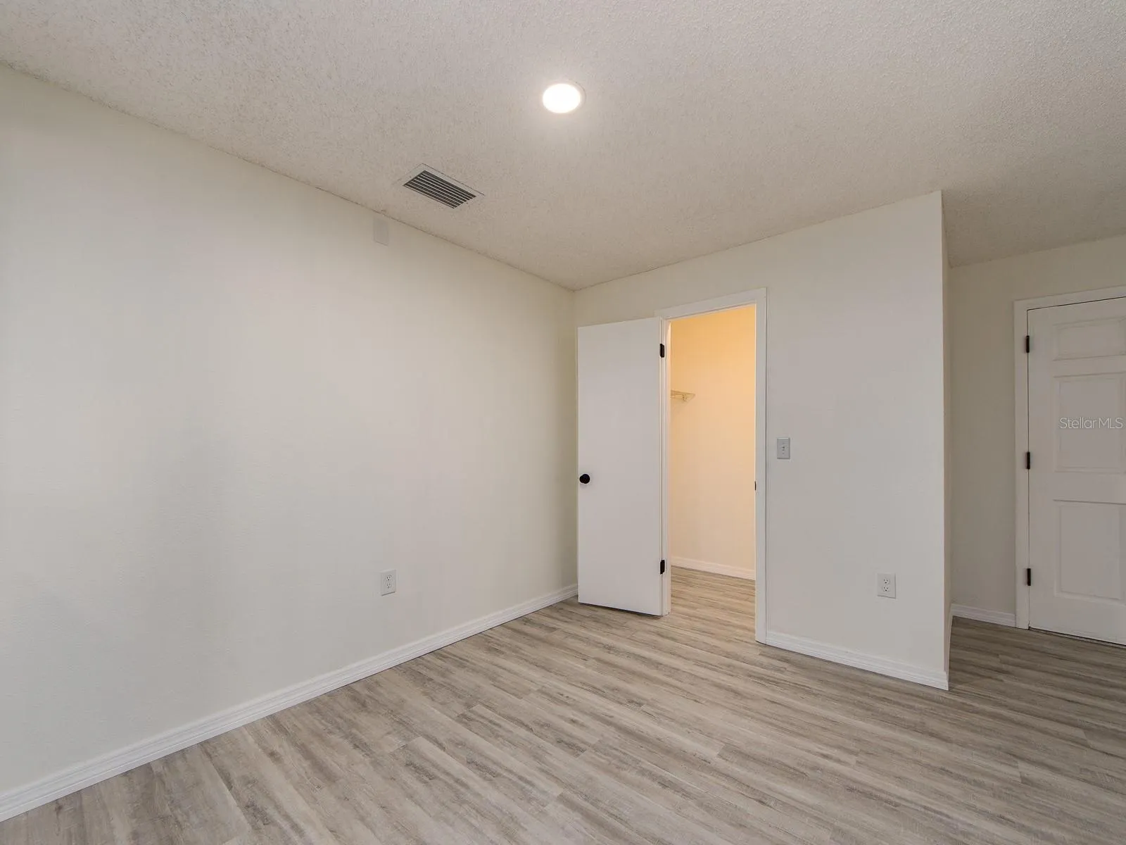 Dining area with walk-in closet