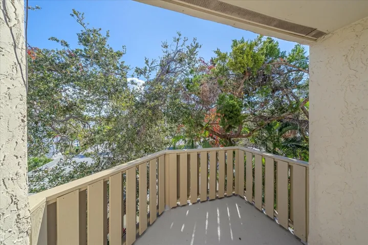 Balcony off the Dining Room facing South