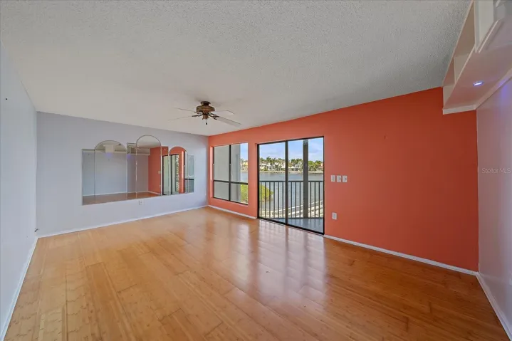 Living Room with Water View