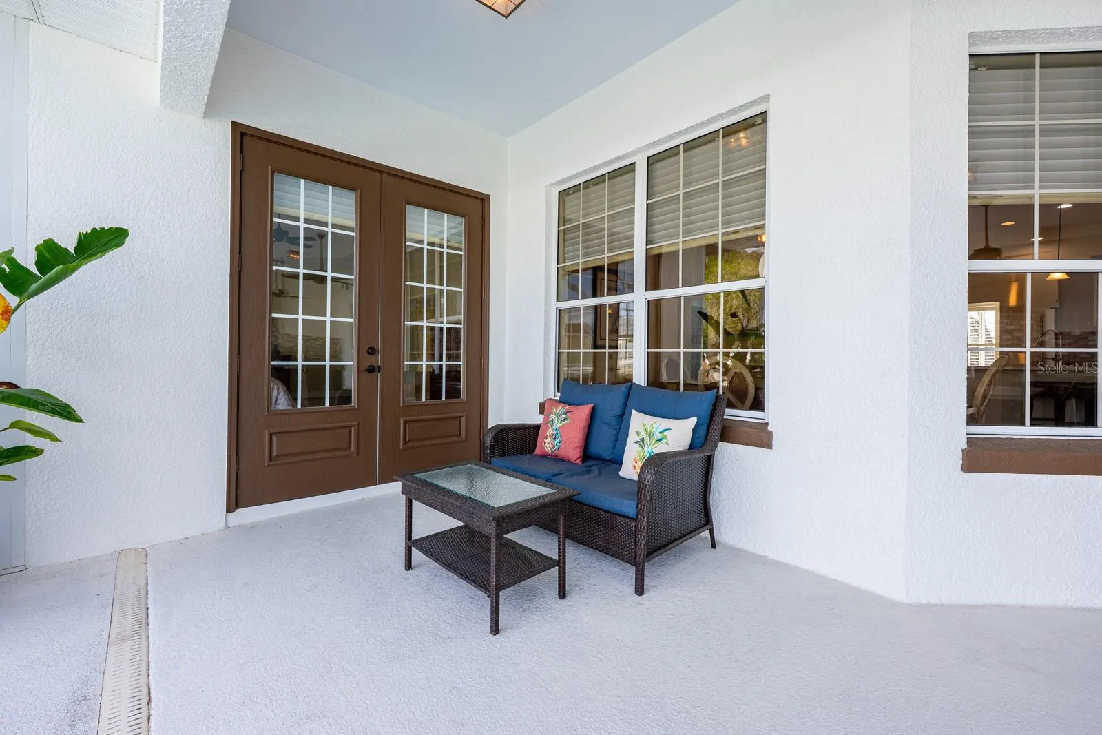 The perfect morning coffee spot off your owner's suite.