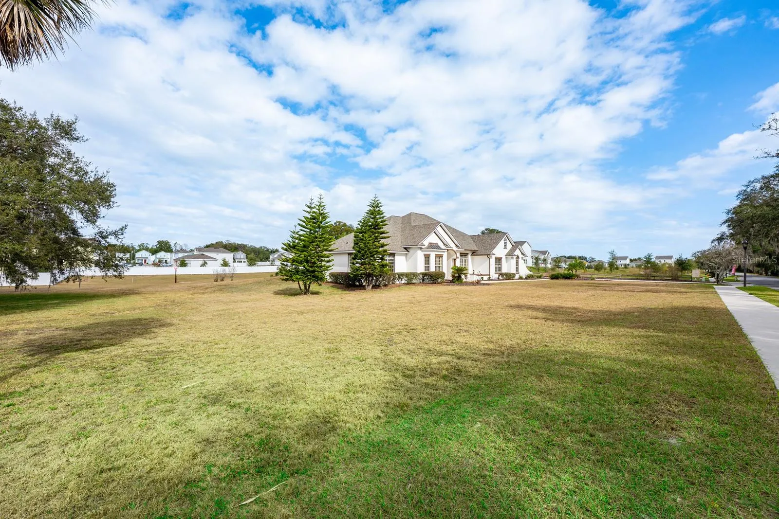 Expansive green space.