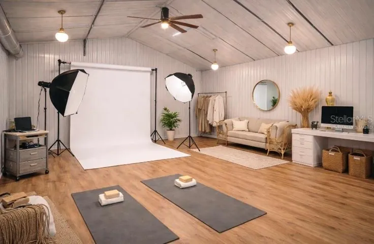 Virtually Staged Detached Shed