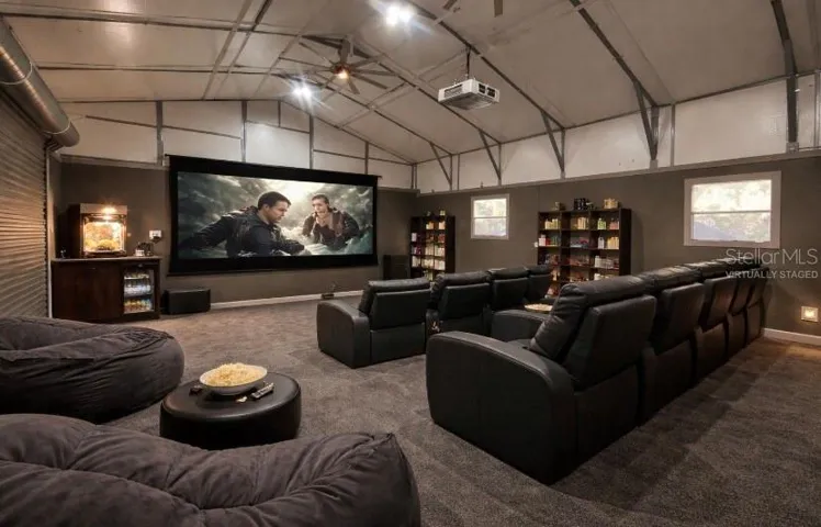 Virtually Staged Detached Shed