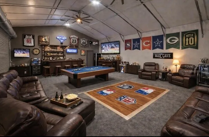 Virtually Staged Detached Shed