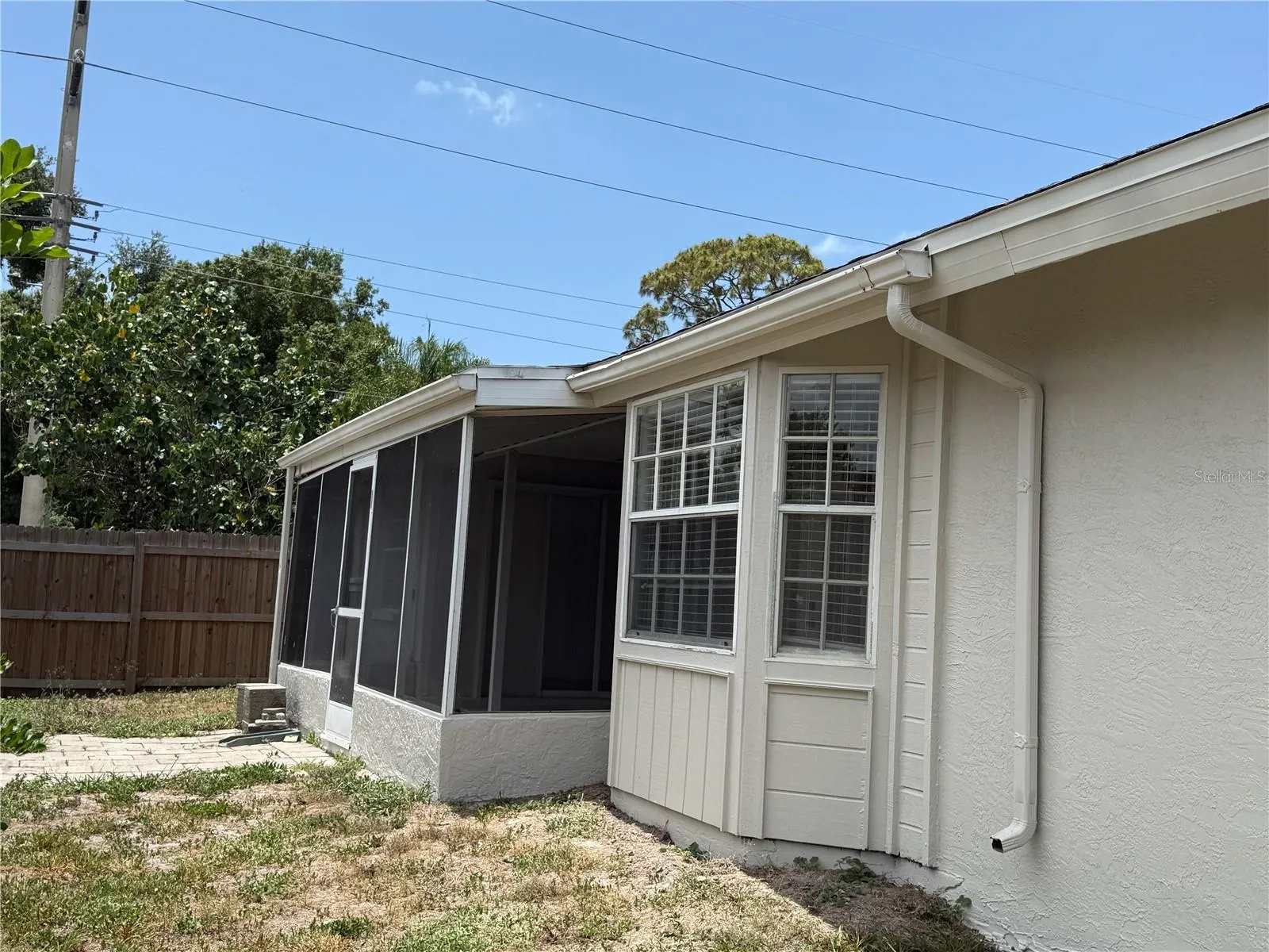 Rear yard