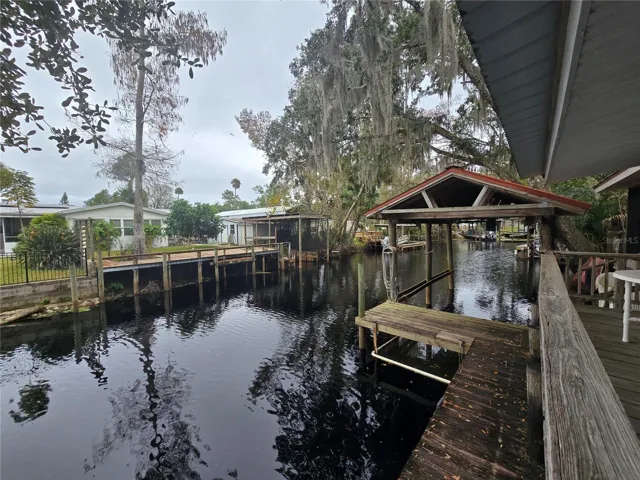 Canal Front with Boat House