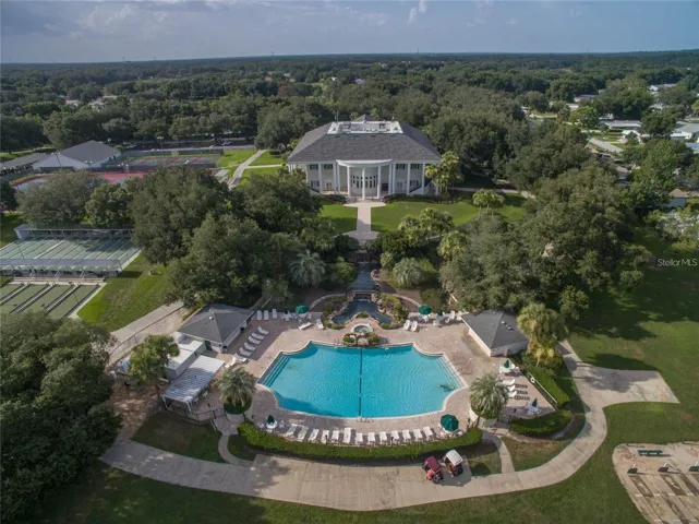 The Manor pool.
