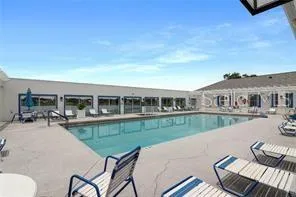 Hermitage Clubhouse and pool.