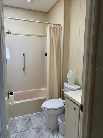 2nd bathroom with skylight.
