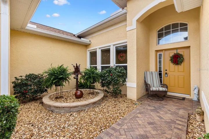 Front entry.