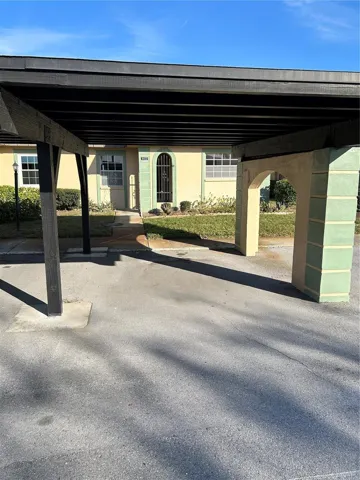 Carport in front of your door
