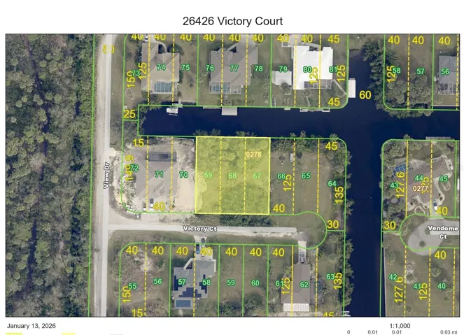 Oversized building lot
