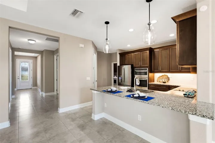 The entire home has beautiful appointments and flows easily from one space to another.