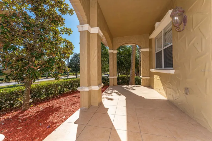 Rear porch, first floor