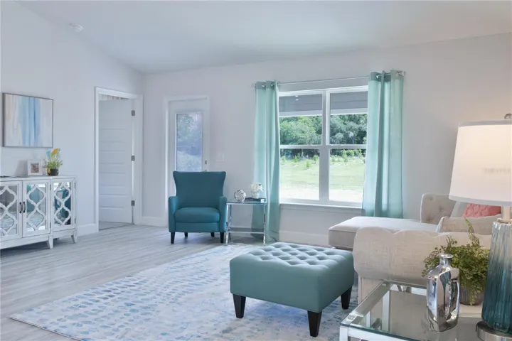 Model home, not actual home.