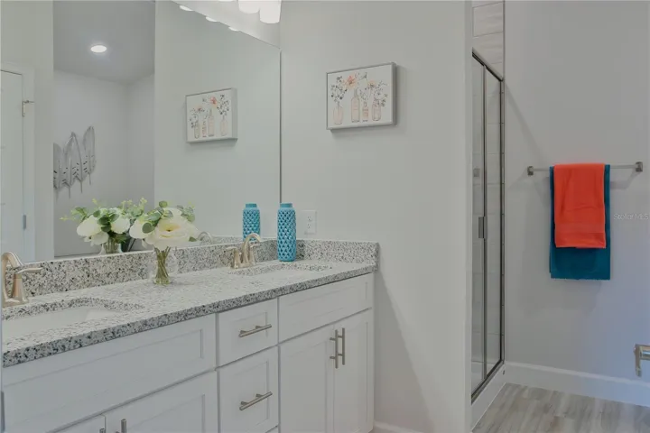 Model home, not actual home.