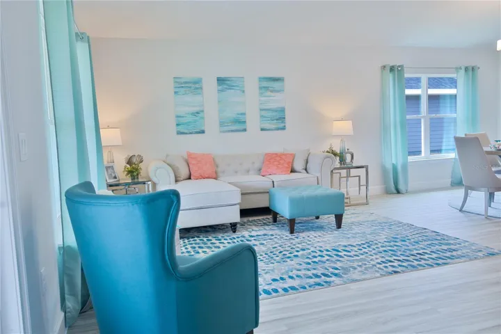 Model home, not actual home.