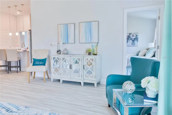 Model home, not actual home.