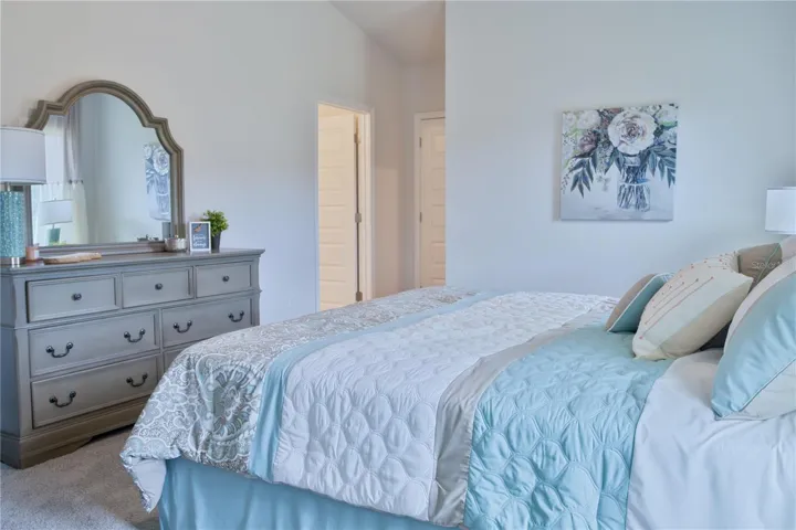 Model home, not actual home.