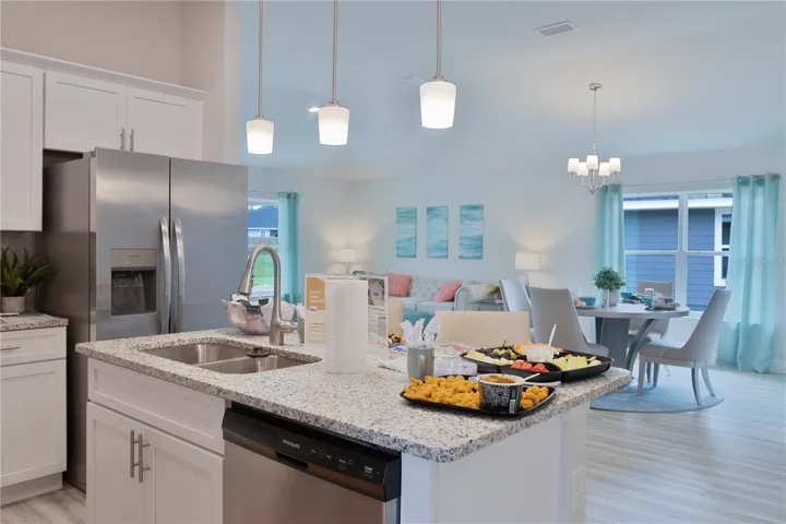 Model home, not actual home.