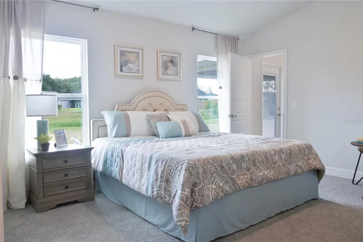 Model home, not actual home.