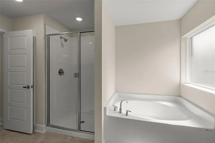 MASTER BATHTUB AND SHOWER