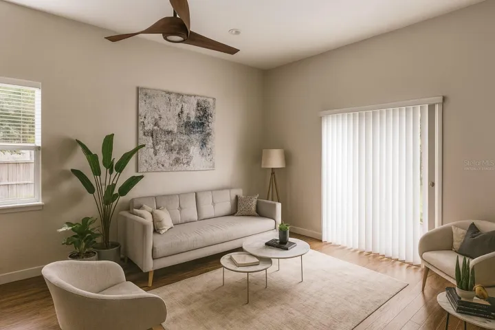 Living Room - Virtually Staged
