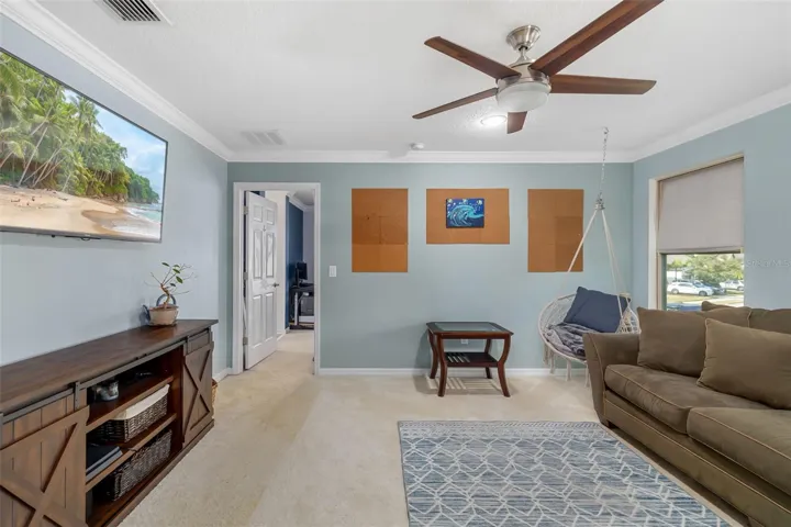 Up to another bonus room upstairs