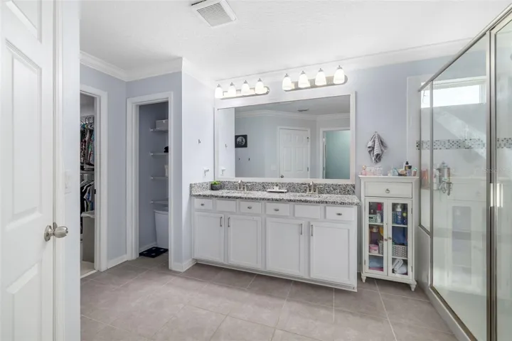 Huge primary closet