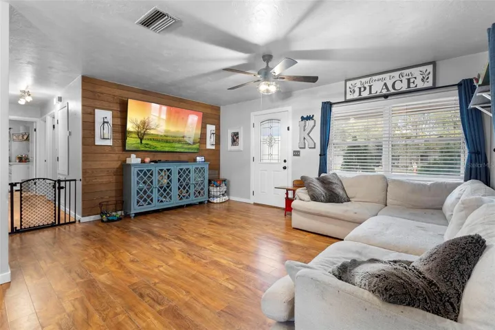 Front door and hall way to Bedrooms