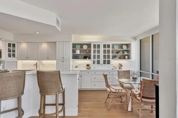 Custom cabinets create plenty of storage space!